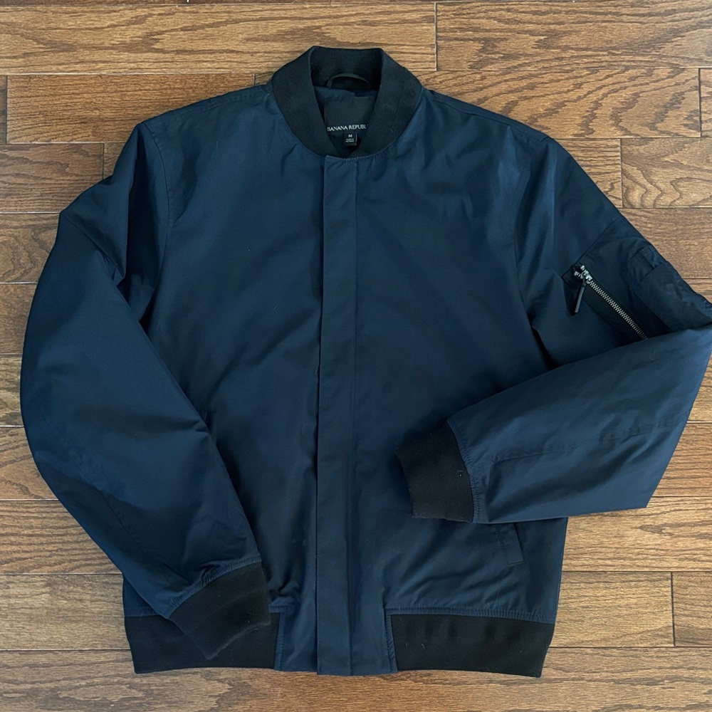 Banana Republic Navy Bomber Jacket